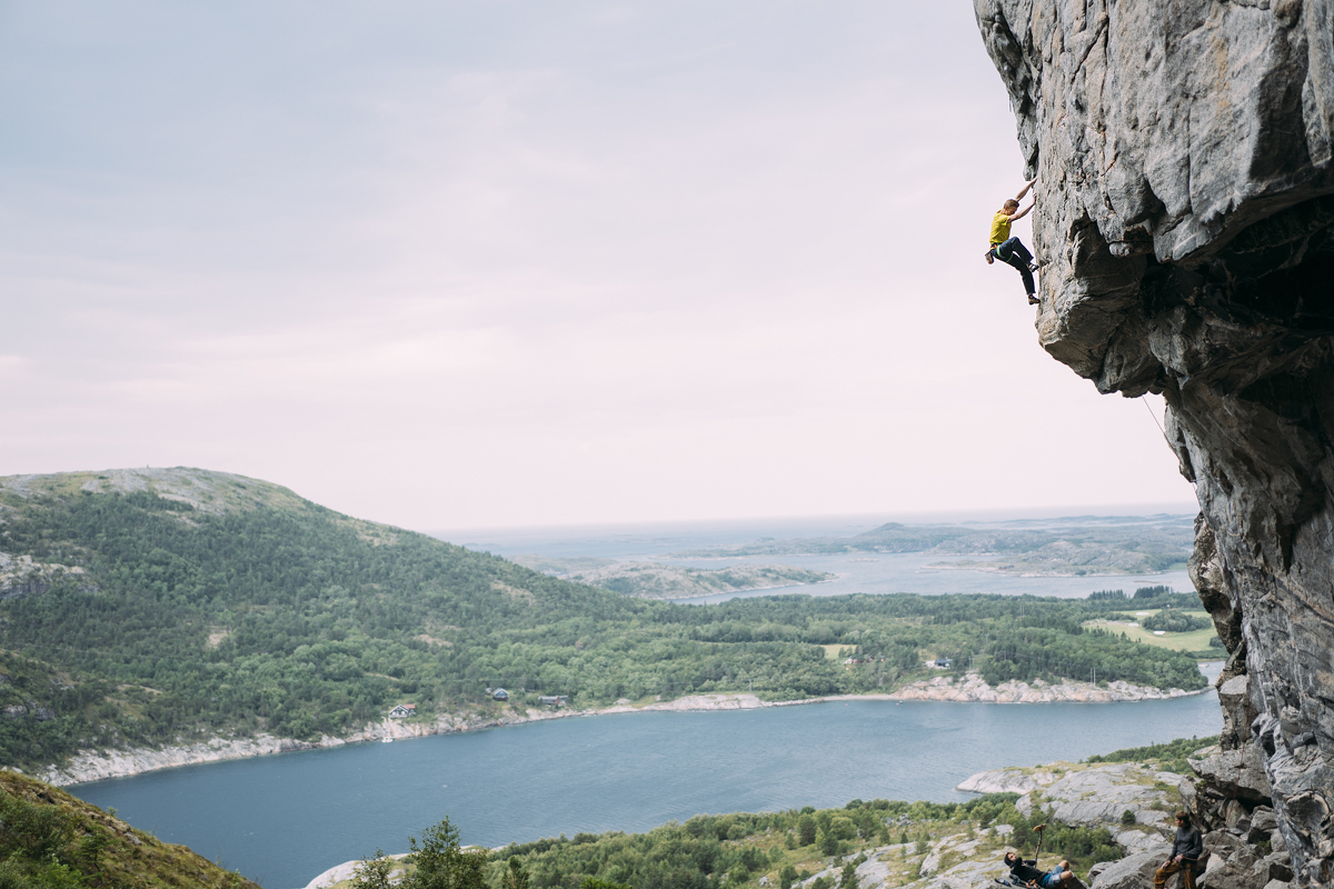 Jakob Schubert - Flatanger 2015 - Photo by Elias Holzknecht