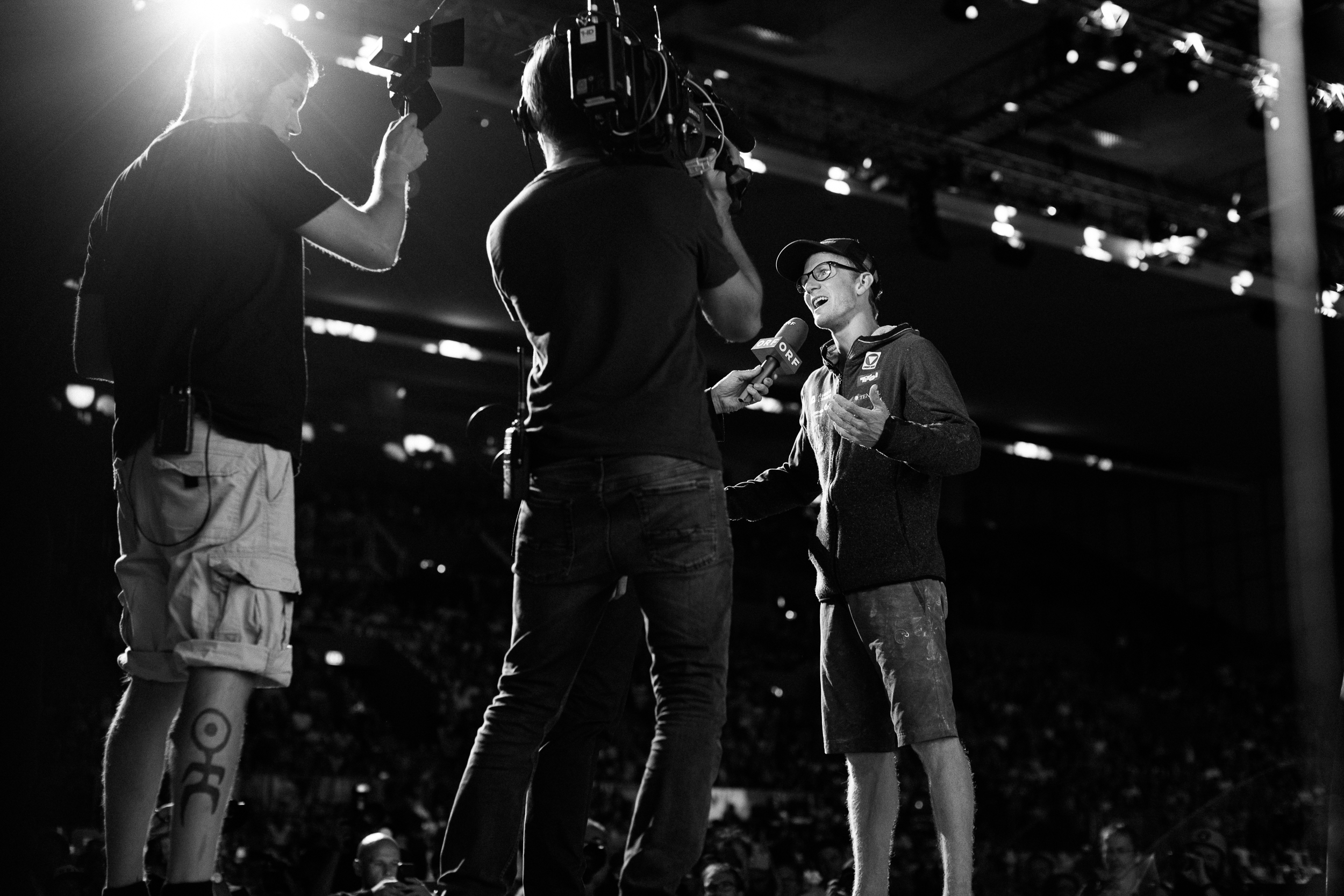 Jakob Schubert - Lead Final, WC IBK 2018 - Photo by Elias Holzknecht