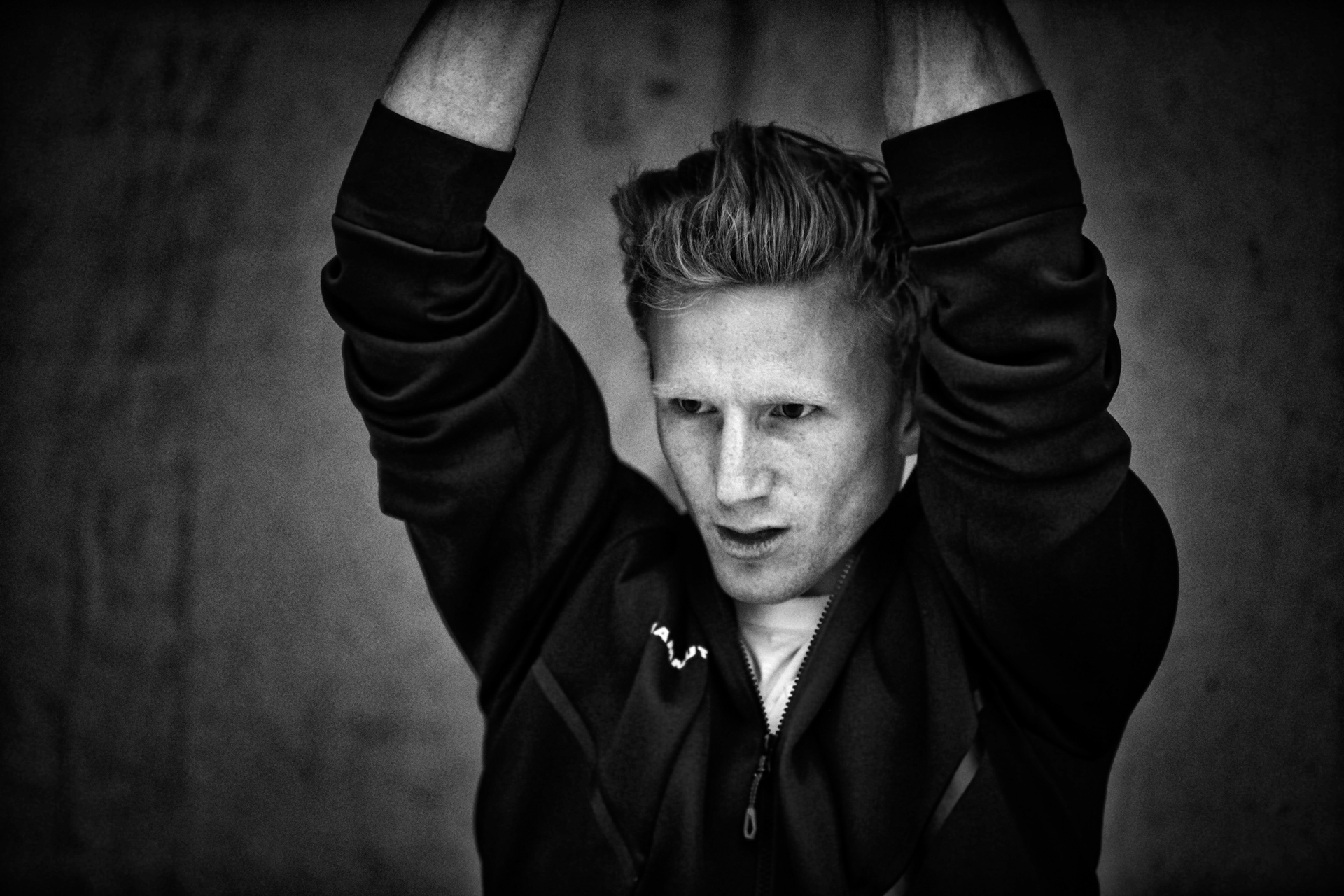 Jakob Schubert - Backstage Climbing Innsbruck - Photo by Heiko Wilhelm<
