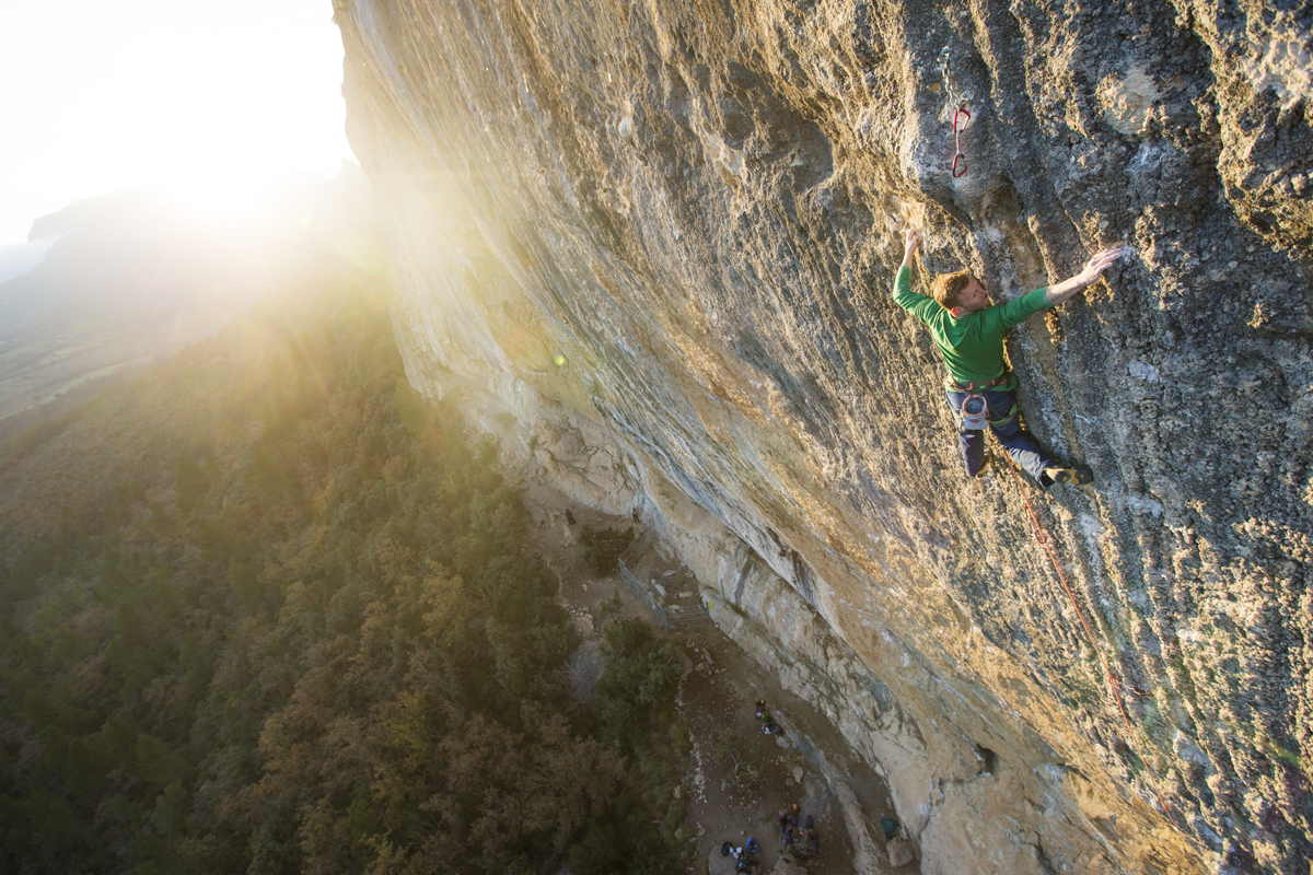 Jakob Schubert - Fight or Fligh, Oliana 2015 - Photo by Elias Holzknecht